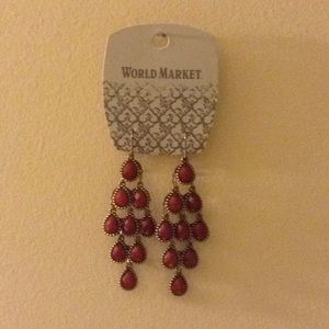 New red Earrings